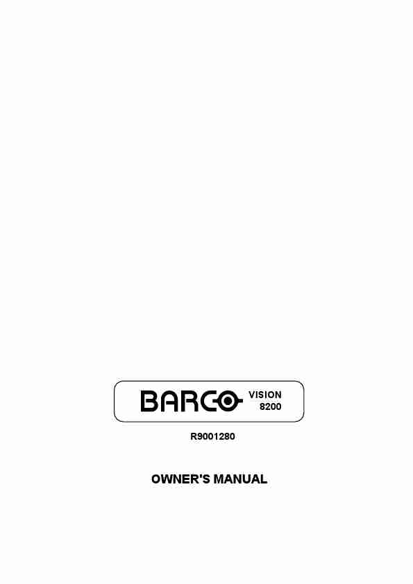 Barco Projection Television R9001280-page_pdf